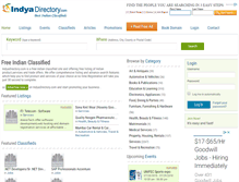 Tablet Screenshot of indyadirectory.com